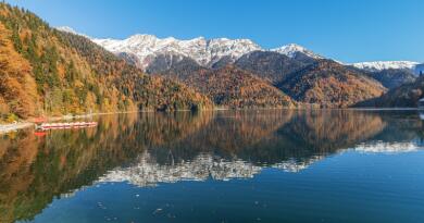 Озеро Рица, Абхазия